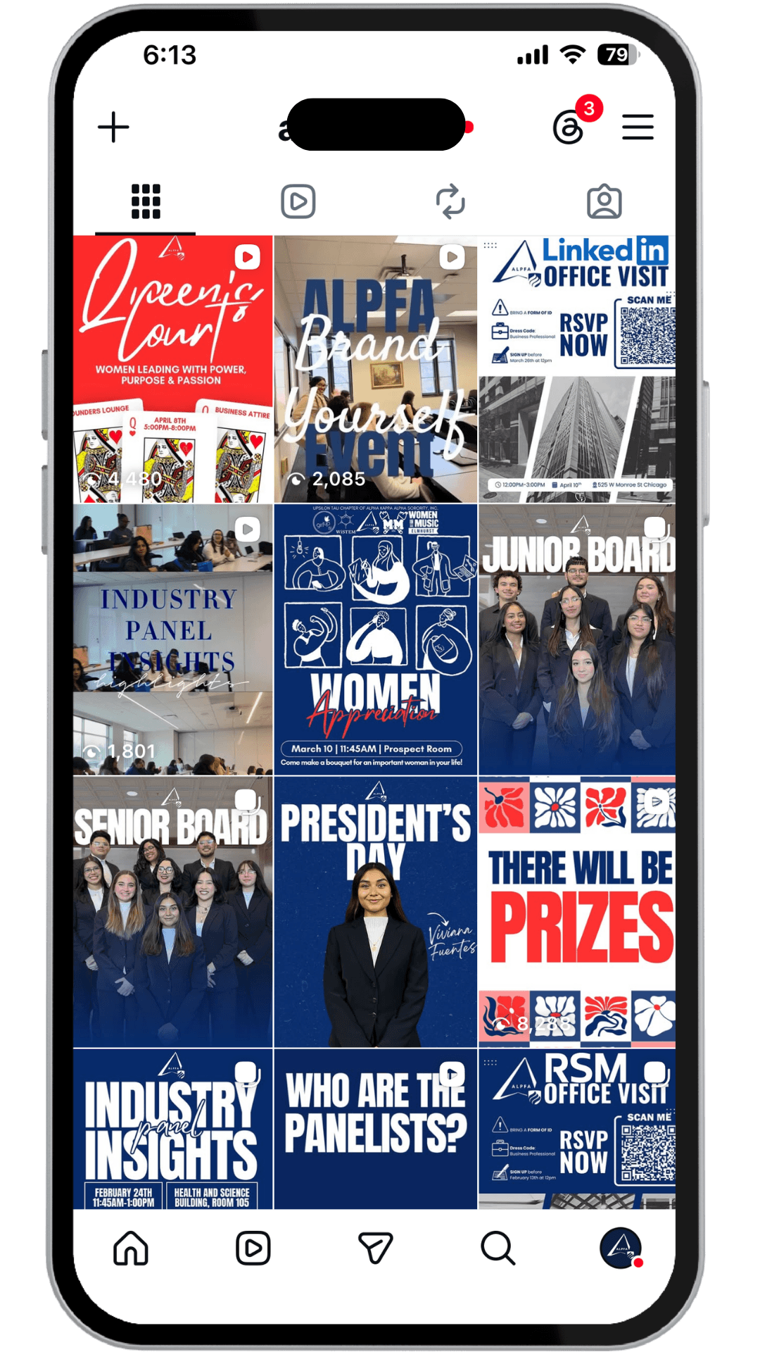 ALPFA - Instagram Feed & Social Media Grid Curation