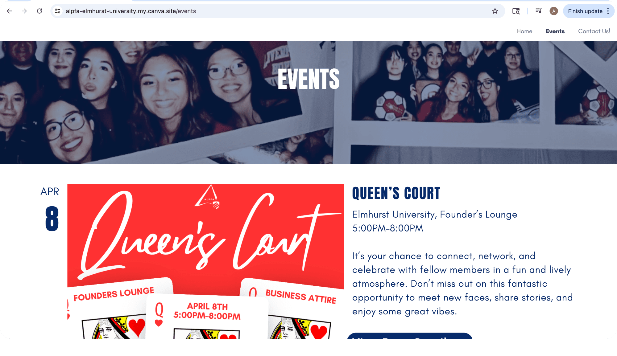 ALPFA - Professional Event Promotion Platform